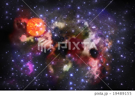 Abstract fantastic space storm Abstract fantastic space storm 19489155