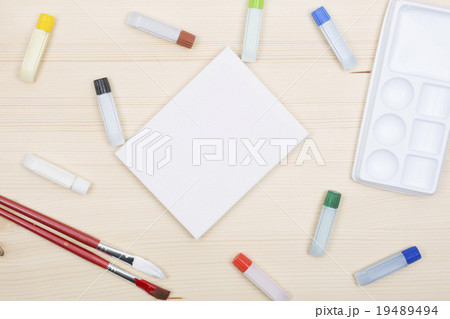 美術道具の写真素材