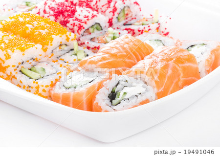 Sushi and roll assortment Sushi and roll assortment 19491046