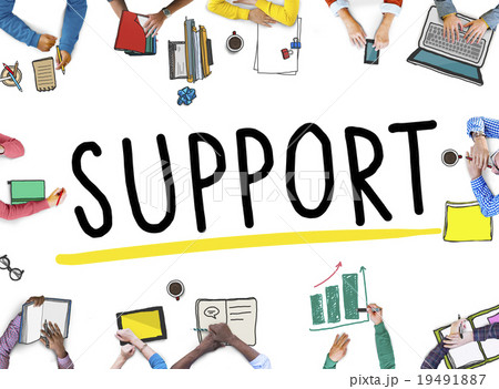 Support Teamwork Advice Assistance Togetherness Concept 19491887