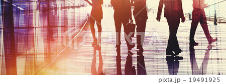 Business People Commuting Walking Discussion Concept 19491925
