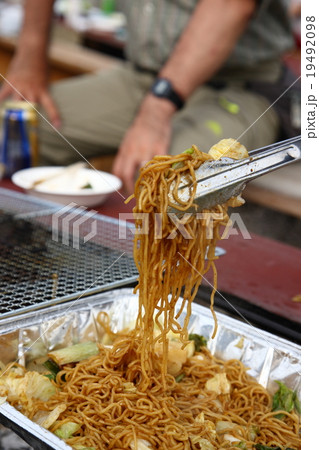 バーベキュー　BBQ　炭火　木炭　キャンプ　アウトドア 19492098