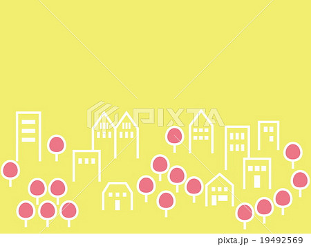 街並み　春　桜 19492569