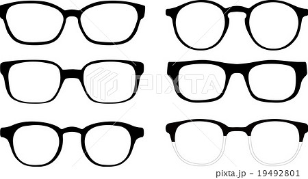 メガネのイラスト素材 19492801 Pixta
