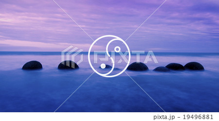 Yin Yang Balance Contrast Opposite Religion Culture Concept Yin Yang Balance Contrast Opposite Religion Culture Concept 19496881