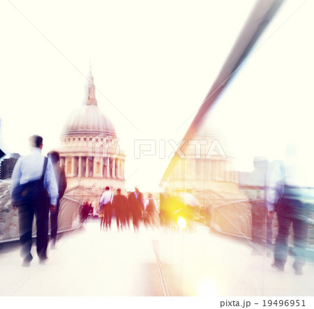 Commuter Business People Commuter Crowd Walking Cathedral Concep Commuter Business People Commuter Crowd Walking Cathedral Concep 19496951