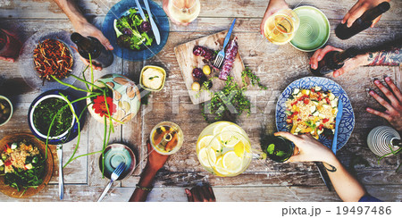 Food Beverage Party Meal Drink Concept 19497486