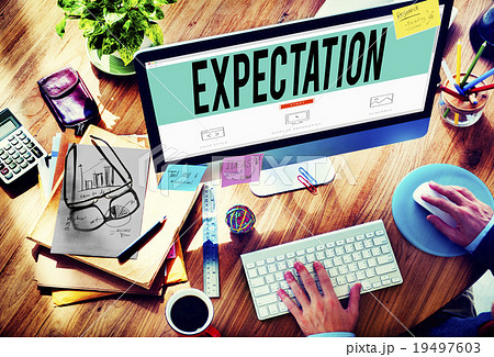 Expectation Prediction Hope Strategy Planning Concept 19497603