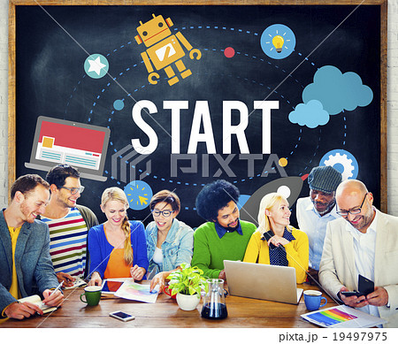Start Mission Success Strategy Beginning Concept Start Mission Success Strategy Beginning Concept 19497975