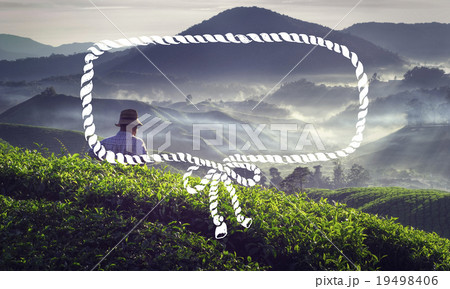 Rope Frame Agriculture Harvest Tea Crop Concept Rope Frame Agriculture Harvest Tea Crop Concept 19498406