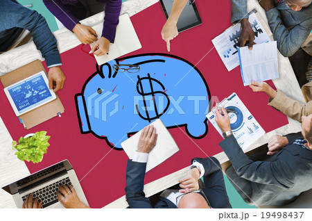 Piggy Bank Saving Money Economize Profit Concept Piggy Bank Saving Money Economize Profit Concept 19498437