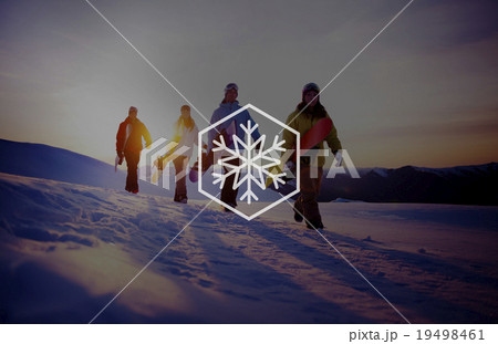 Snow Winter Snowflake Blizzard Christmas Concept Snow Winter Snowflake Blizzard Christmas Concept 19498461