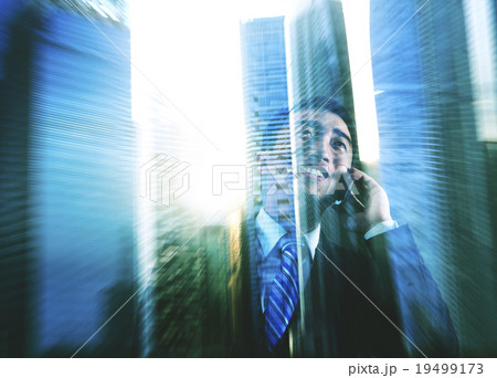 Cityscape Businessman Communication Office Worker Concept Cityscape Businessman Communication Office Worker Concept 19499173