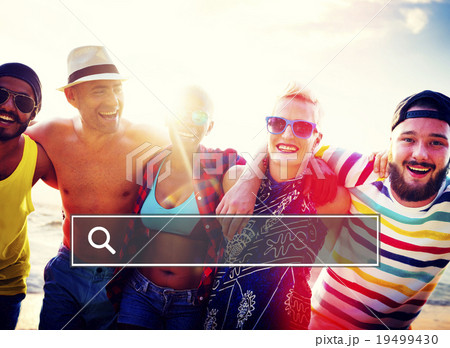 Summer Togetherness Friendship Searching Internet Concept Summer Togetherness Friendship Searching Internet Concept 19499430