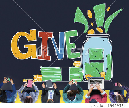 Give Help Donation Charity Volunteer Concept 19499574