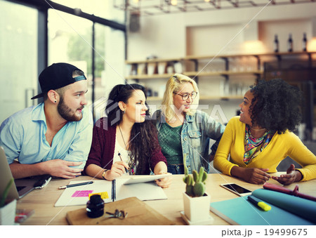 Meeting Talking Discussion Brainstorming Communication Concept Meeting Talking Discussion Brainstorming Communication Concept 19499675