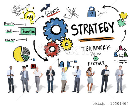 Strategy Solution Tactics Teamwork Growth Vision Concept 19501464