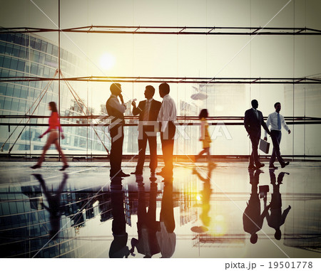 Corporate Business Team Connection Discussion Working Concept 19501778