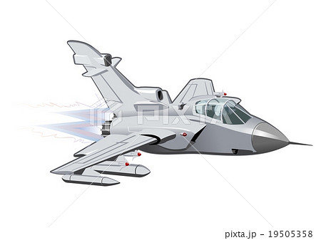 Cartoon Military Airplane 19505358
