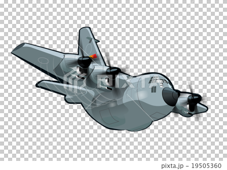 Cartoon Military Airplane 19505360