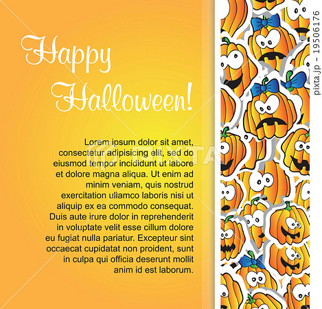 greeting card for Halloween greeting card for Halloween 19506176