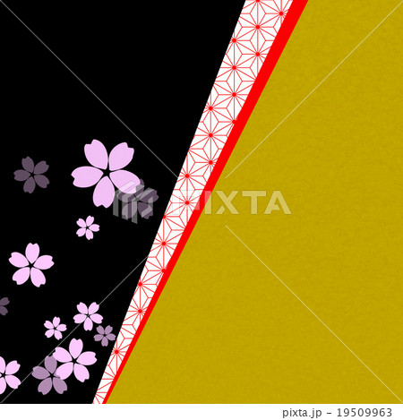 桜と和模様 19509963