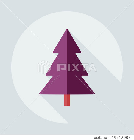 Flat modern design with shadow icons Christmas 19512908