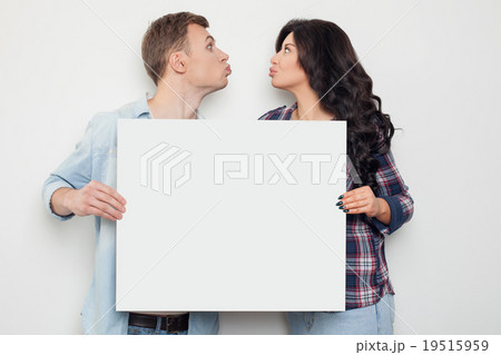 Pretty loving couple is sharing their news 19515959
