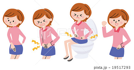 お尻　腹痛　便秘 19517293