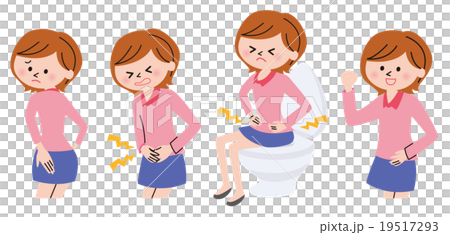 お尻　腹痛　便秘 19517293