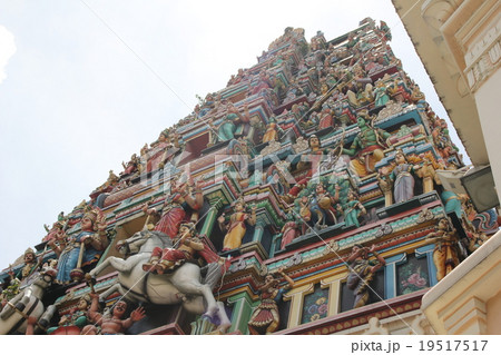 マレーシア_クアラルンプール_スリ マハ マリアマン寺院 マレーシア_クアラルンプール_スリ マハ マリアマン寺院 19517517