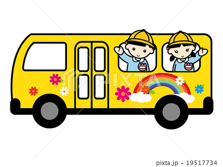 ほとんどのダウンロードディズニー画像 心に強く訴えるバス イラスト かわいい 幼稚園