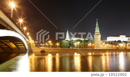 Night view of the Kremlin, Moscow, Russia Night view of the Kremlin, Moscow, Russia 19522002