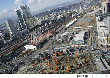 大阪ステーションシティー建設現場 その9。 Building construction 19522824