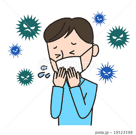 男性　ウイルス　風邪 19523599