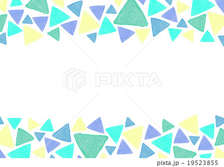 三角 水彩 背景のイラスト素材 19523855 Pixta