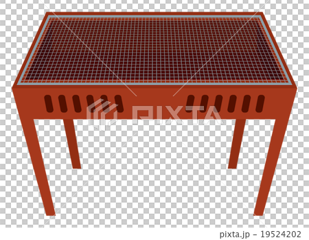 バーベキュー　グリル　イラスト 19524202