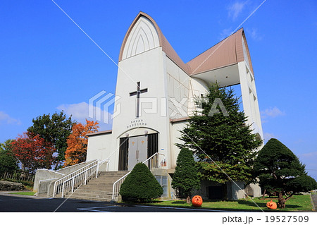 青空と函館聖ヨハネ教会 青空と函館聖ヨハネ教会 19527509