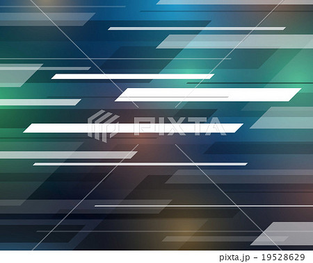ラインとスピード　アブストラクトイメージ　ベクターイラスト 19528629