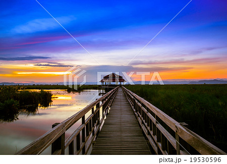 Beautiful sunset at Khao Sam Roi Yod National Park 19530596