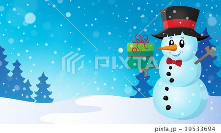 Christmas snowman theme image 7 Christmas snowman theme image 7 19533694