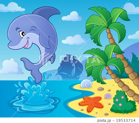 Jumping dolphin theme image 4 19533714