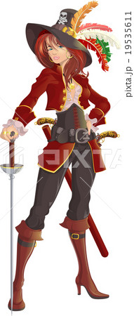 beautiful girl pirate 19535611