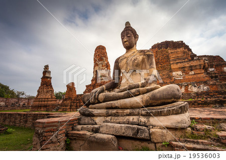 Ancient Buddha Statue in Ayutthaya Thailand 19536003