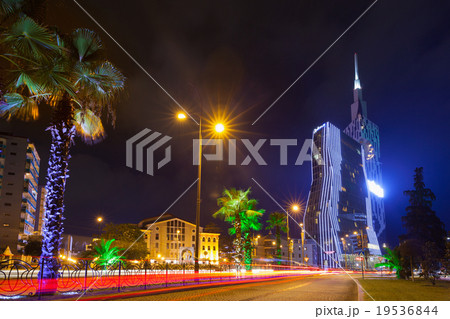 Night view of Batumi 19536844