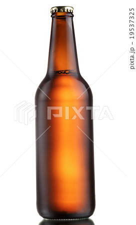 Dark beer bottle 19537325
