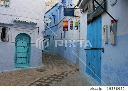 青い町シャウエン　モロッコ 19538952