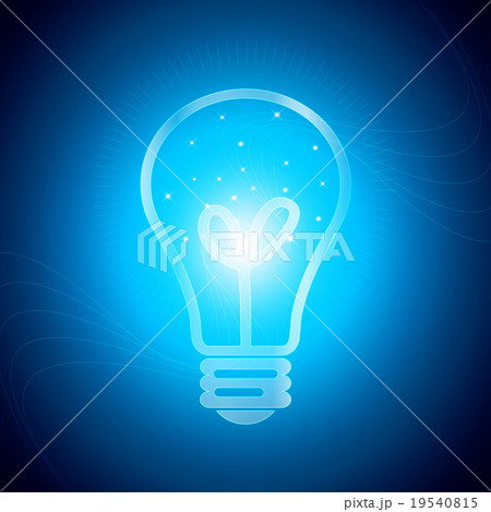 Glowing light in the bulb 19540815