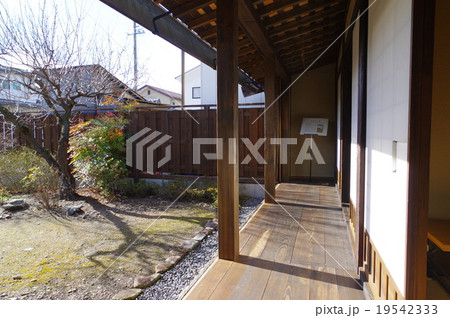 松本市重要文化財　高橋家住宅　縁側光景　松本藩の武家住宅　江戸時代の建築物 19542333