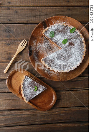 しっとりガナッシュの手作りチョコレートタルト 19542755
